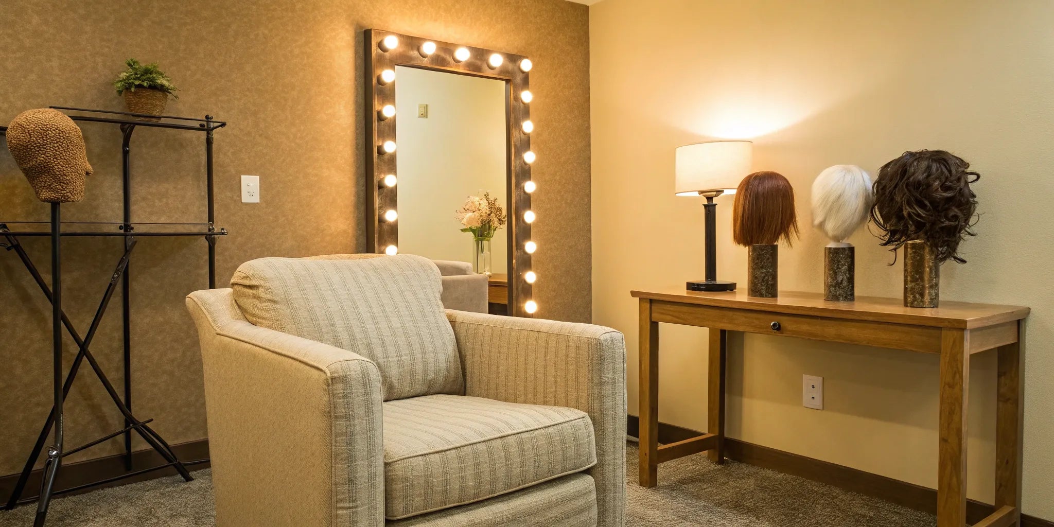 A client consultation at a cranial prosthesis specialist office near me.