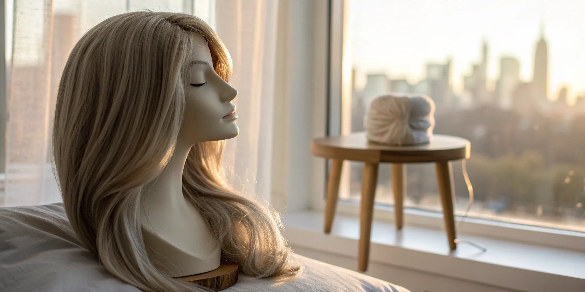 A medical wig, also known as a cranial prosthesis, that can be covered by insurance.