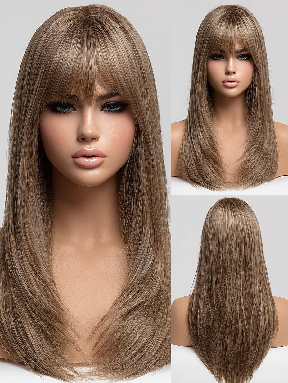 ๐ธ SoHo โ Lena | Sleek Blonde Wig with Bangs ๐ธ