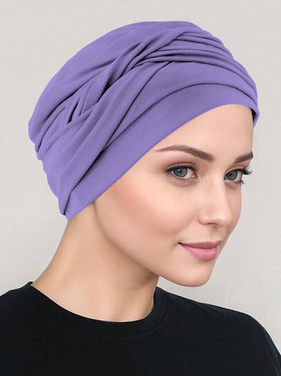 Twisty Turban Buttery Soft Lilac