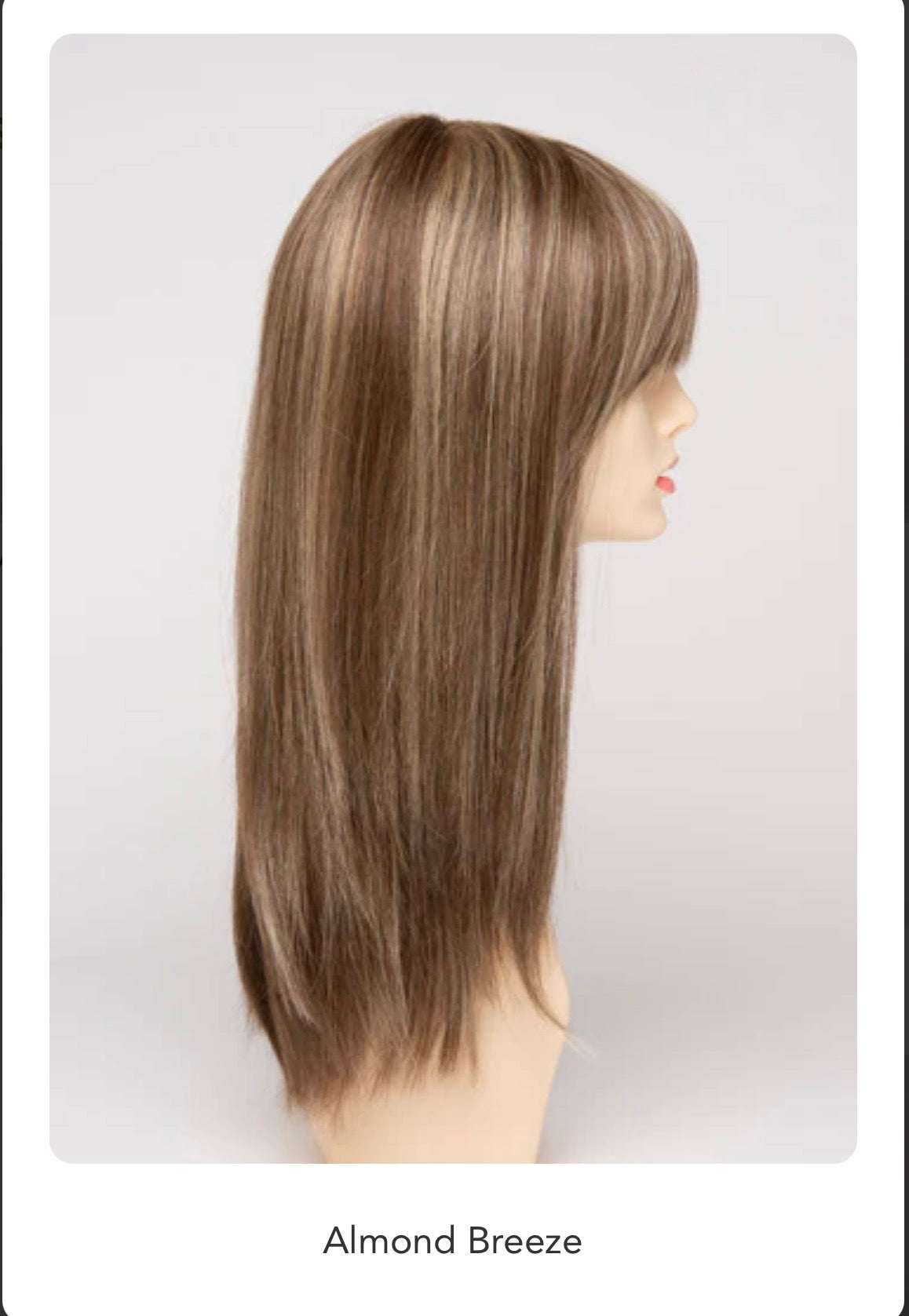 🌸 Lena | Soho Collection 🌸 Sleek Blonde Wig with Bangs | Human Hair Blend