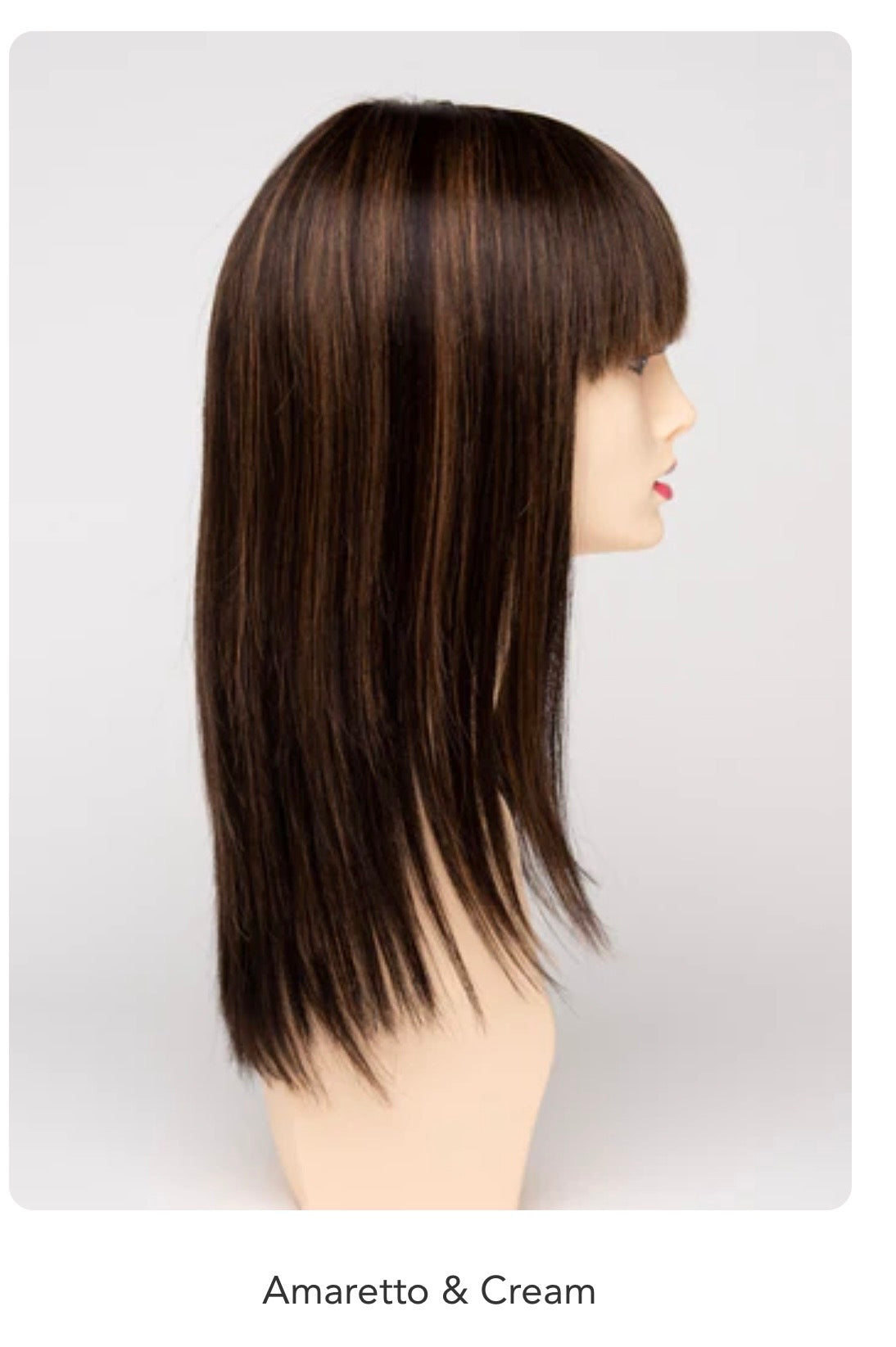 🌸 Lena | Soho Collection 🌸 Sleek Blonde Wig with Bangs | Human Hair Blend