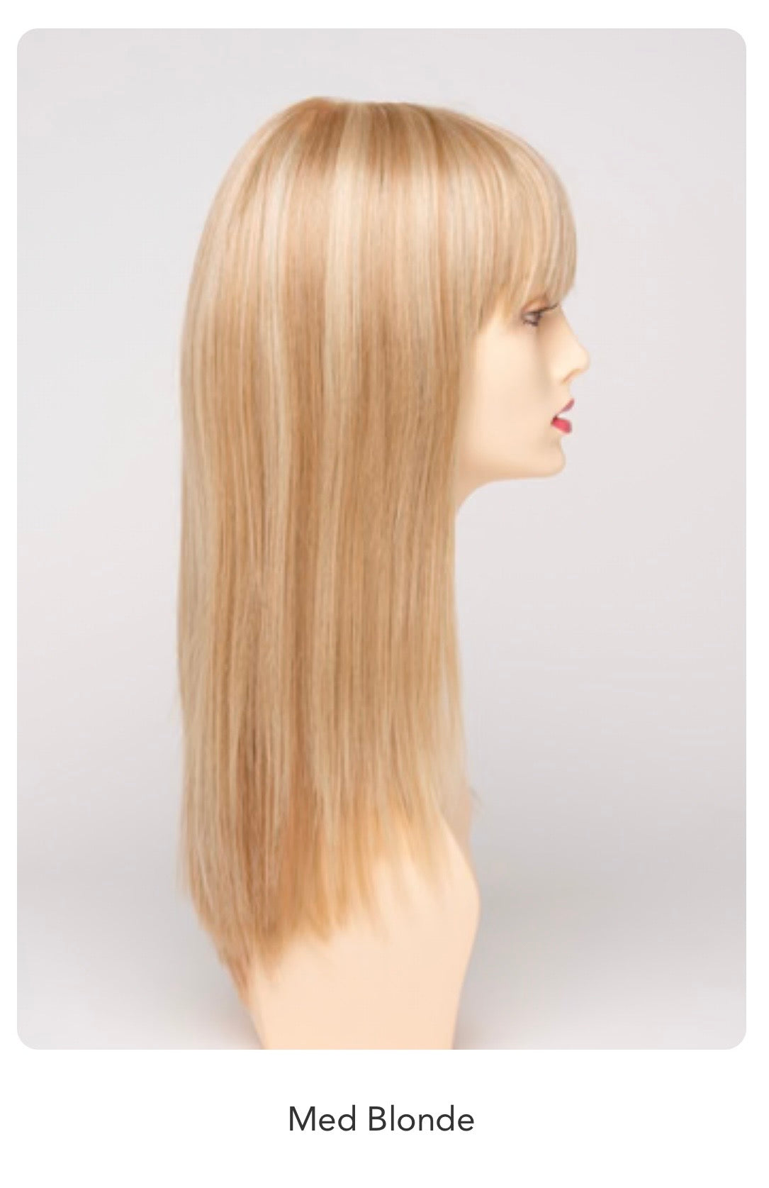 🌸 Lena | Soho Collection 🌸 Sleek Blonde Wig with Bangs | Human Hair Blend