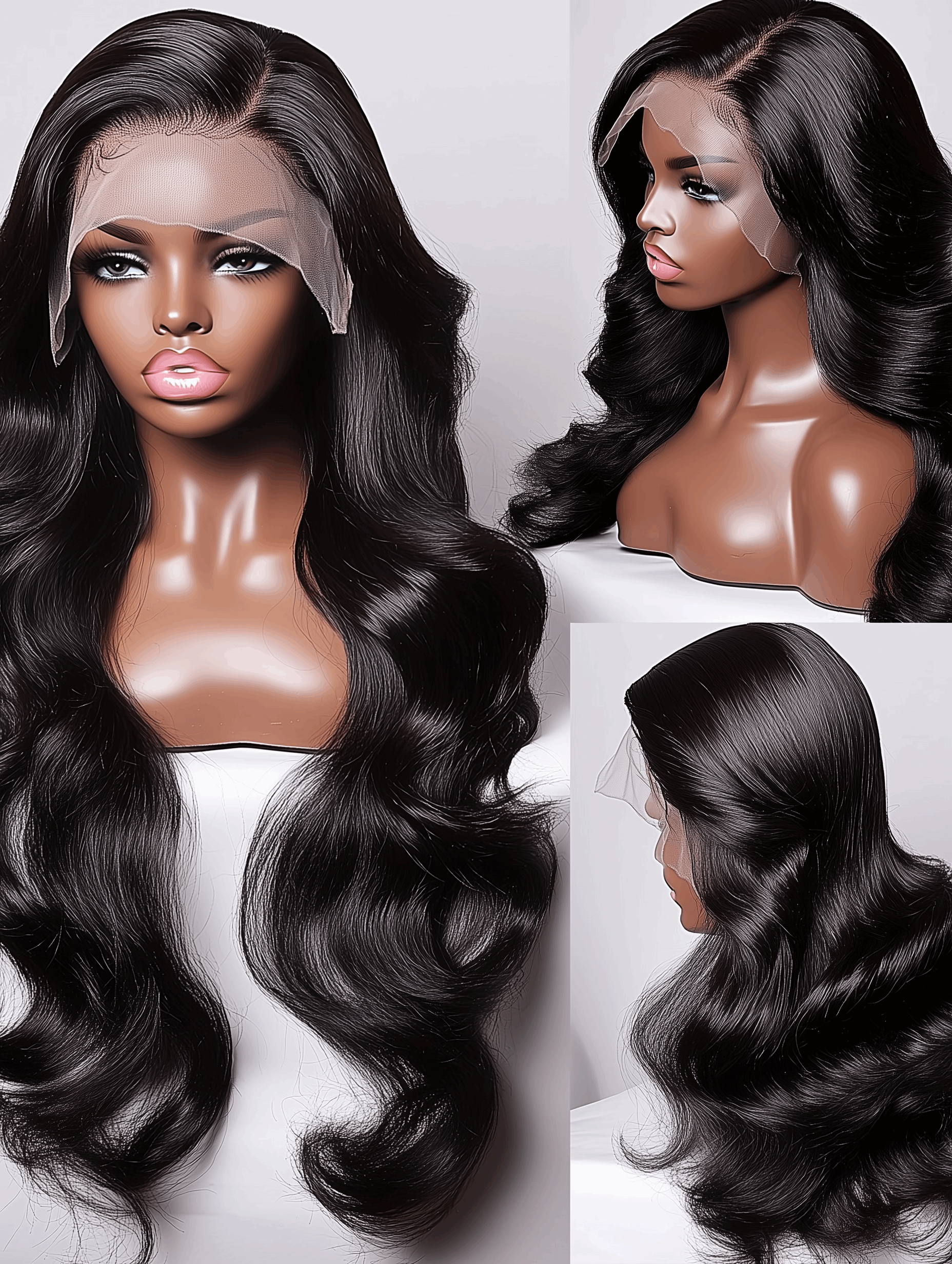 Michelle – 24” Soft Body Wave Virgin Human Hair Wig | HD & Transparent Lace 💇🏾‍♀️✨