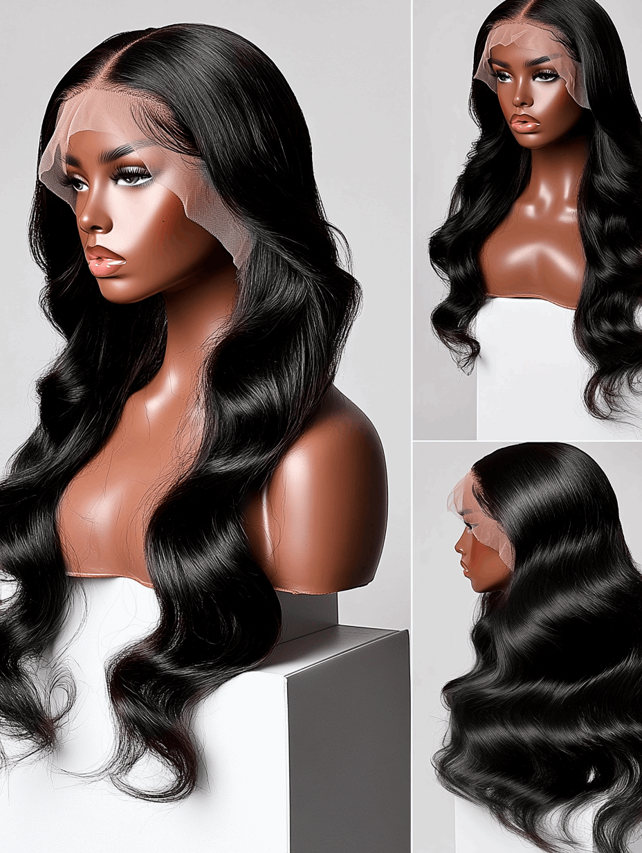 Kohl – 20” Body Wave  Virgin Human Hair Wig | HD & Transparent Lace 💇🏽‍♀️✨