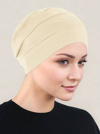 Chemo Cloche Cap Ivory