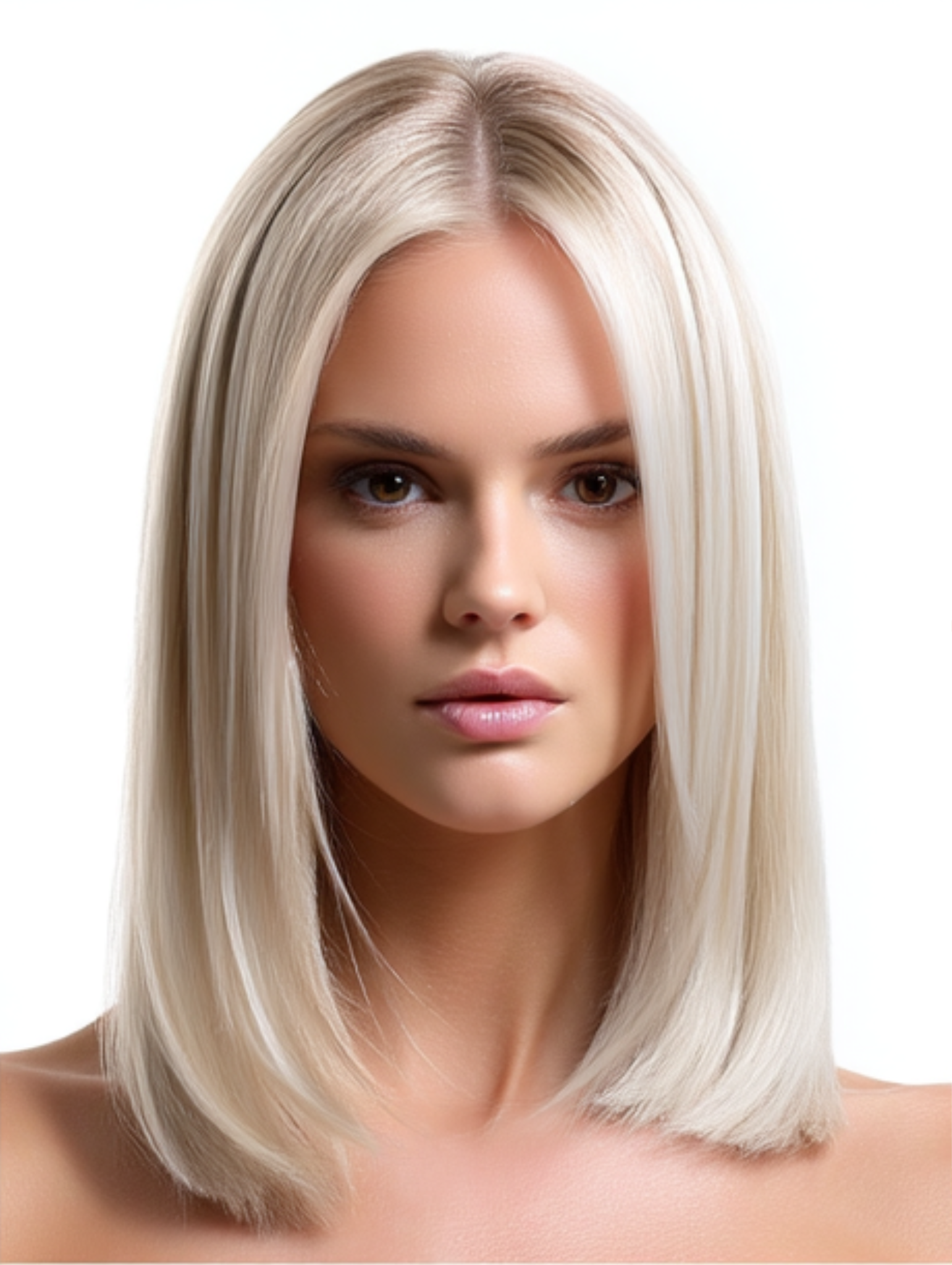 ✨ Tribeca – Opal | Sleek Platinum Bob Wig ✨