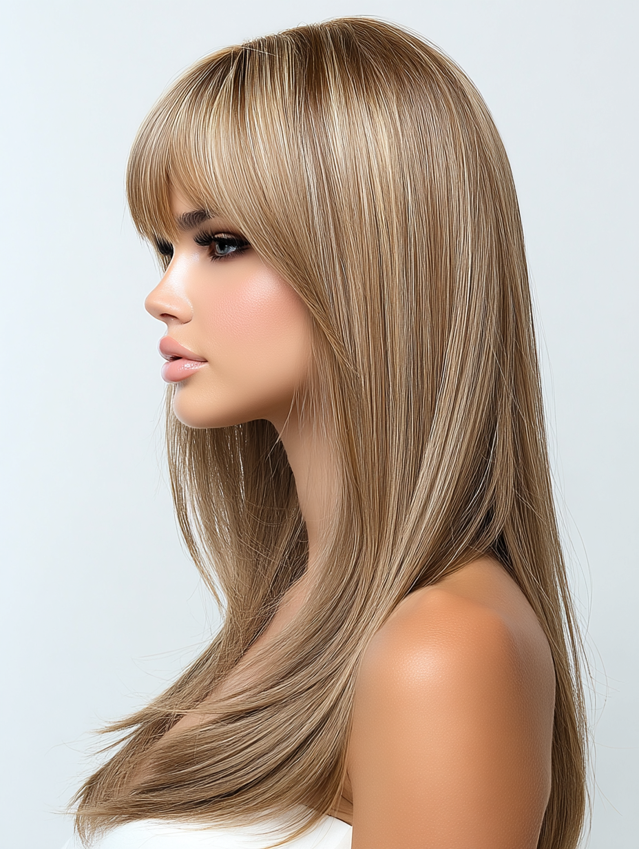 🌸 SoHo – Lena | Sleek Blonde Wig with Bangs 🌸