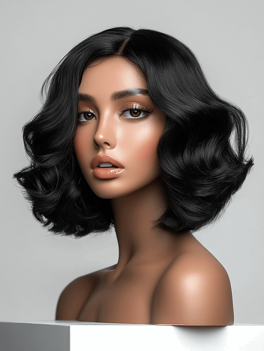 Sienna – 12” Body Wave Human Hair Wig | HD & Transparent Lace 💇🏽‍♀️✨